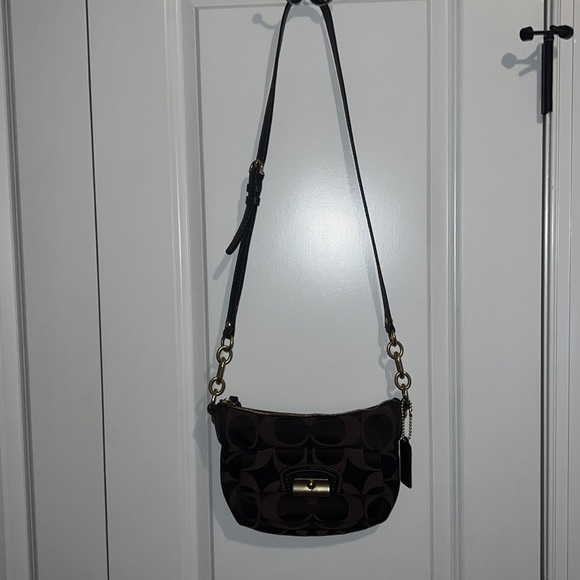 COACH Kristin Brown Shoulder/Crossbody Bag - Picture 3 of 12